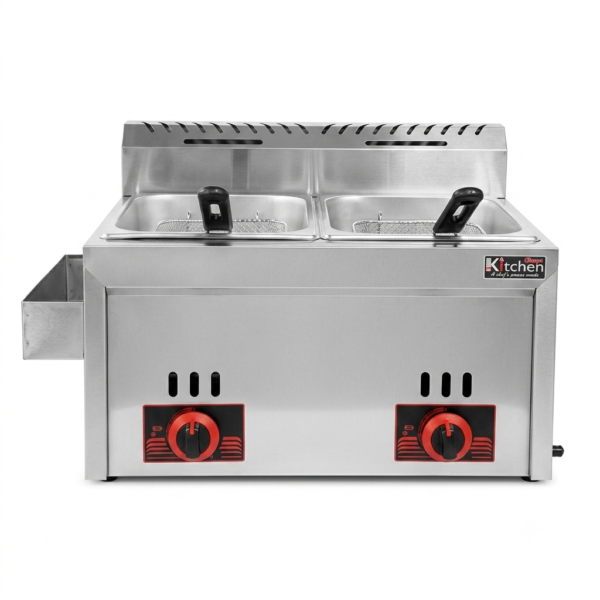 Double Basket Gas Fryer